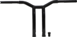 BURLY BRAND Handlebar - Dominator - Raked - 12" - Black B12-6052B