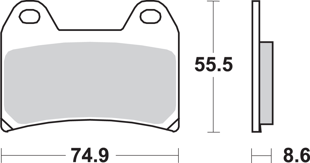 SBS HF Brake Pads 706HF