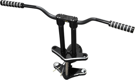 ACCUTRONIX Risers - Threaded - 10" - Black HR2210-B