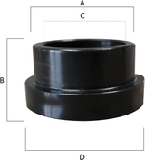 EPI Shock Bushing - 1.015" OD x 0.725" H x 0.575" ID x 1.2" Flange OD - 2-Pack EPISB203