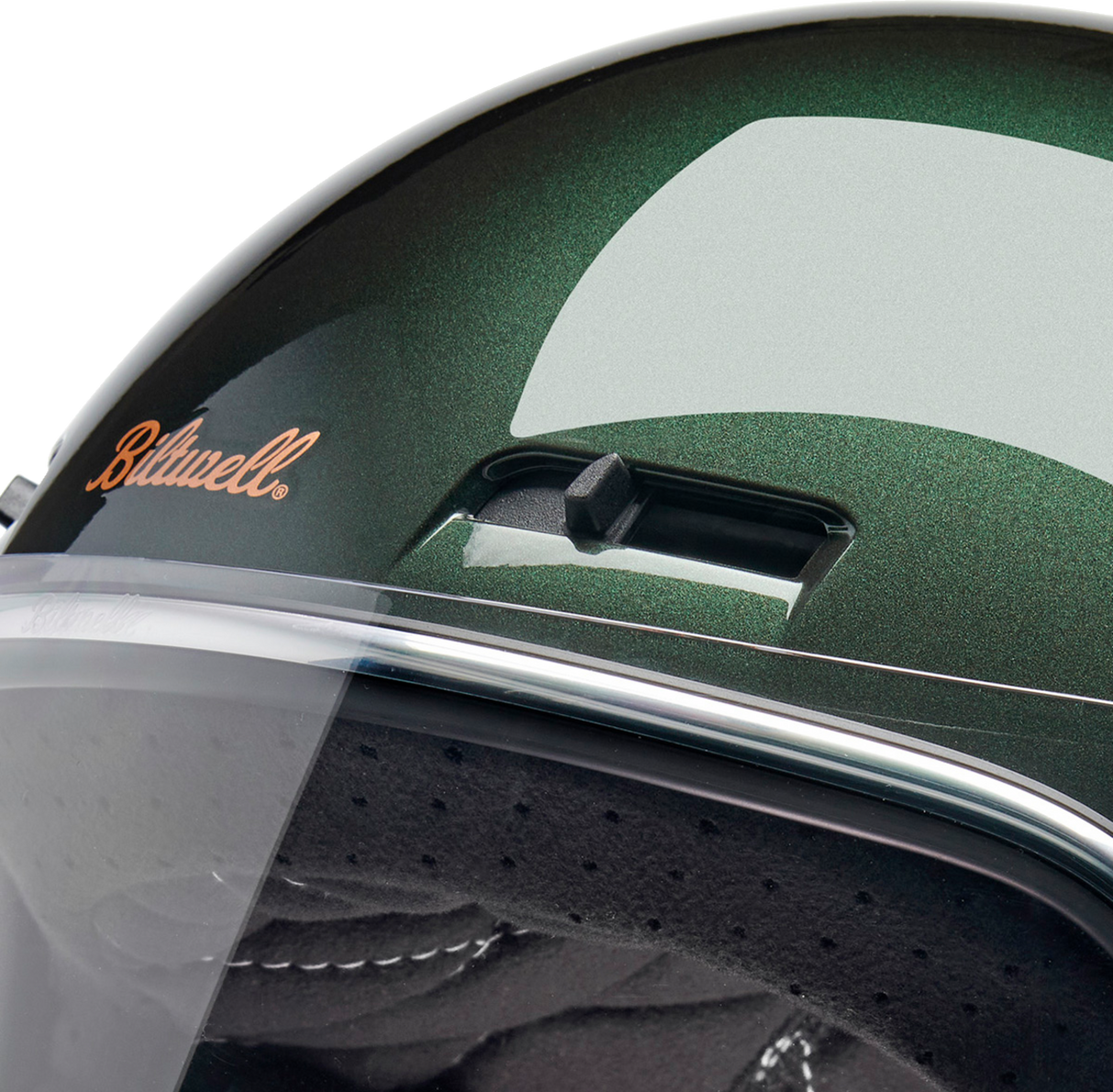 BILTWELL Gringo SV Helmet - Metallic Sierra Green - Large 1006-324-504