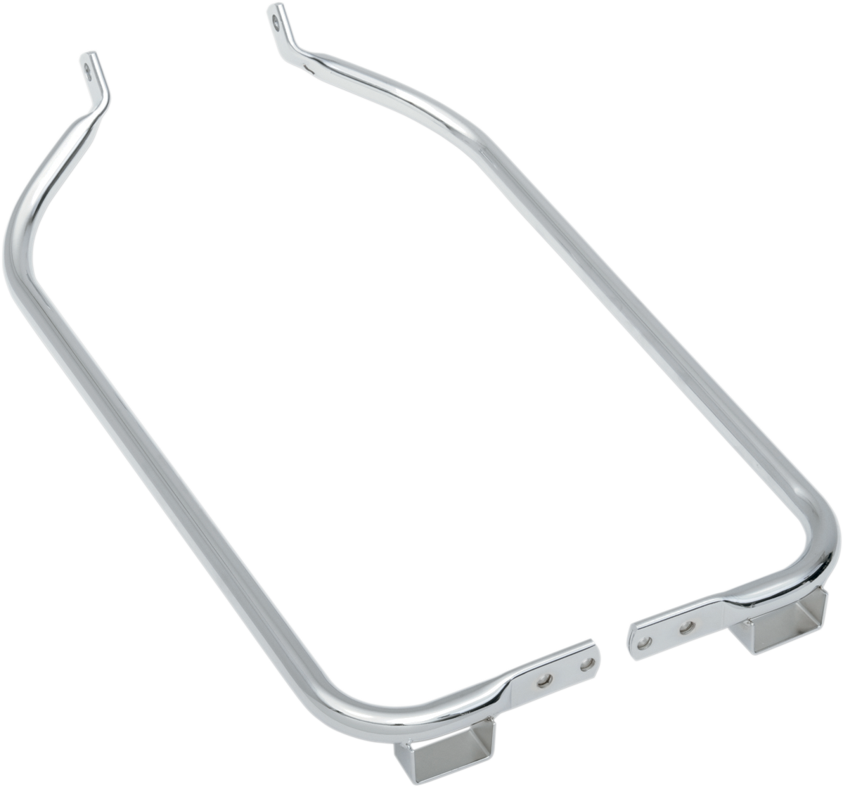 DRAG SPECIALTIES Saddlebag Support Brackets - Chrome - 04-08FLTR S77-0134