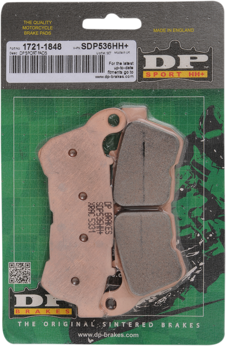 DP BRAKES Sintered Metal Brake Pads - Sportster - SDP536HH SDP536HH