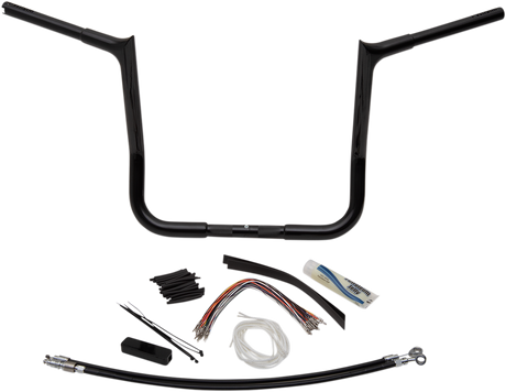 FAT BAGGERS INC. Handlebar Kit - Pointed Top - 14" - Black 909114-B