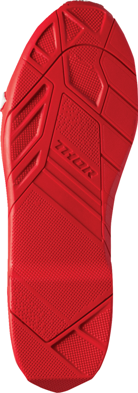 THOR Radial Boots - Red - Size 8 3410-2737