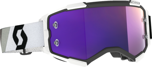 SCOTT Fury Goggle - Premium Black/White - Purple Chrome 272828-7702281