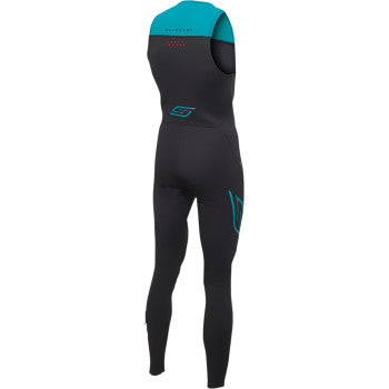 SLIPPERY Breaker Wetsuit - Black/Aqua - Large 3201-0290