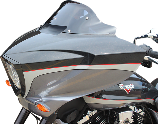 KLOCK WERKS Flare Windshield - 20-1/4" - Dark Smoke - Victory KWW-06-0431