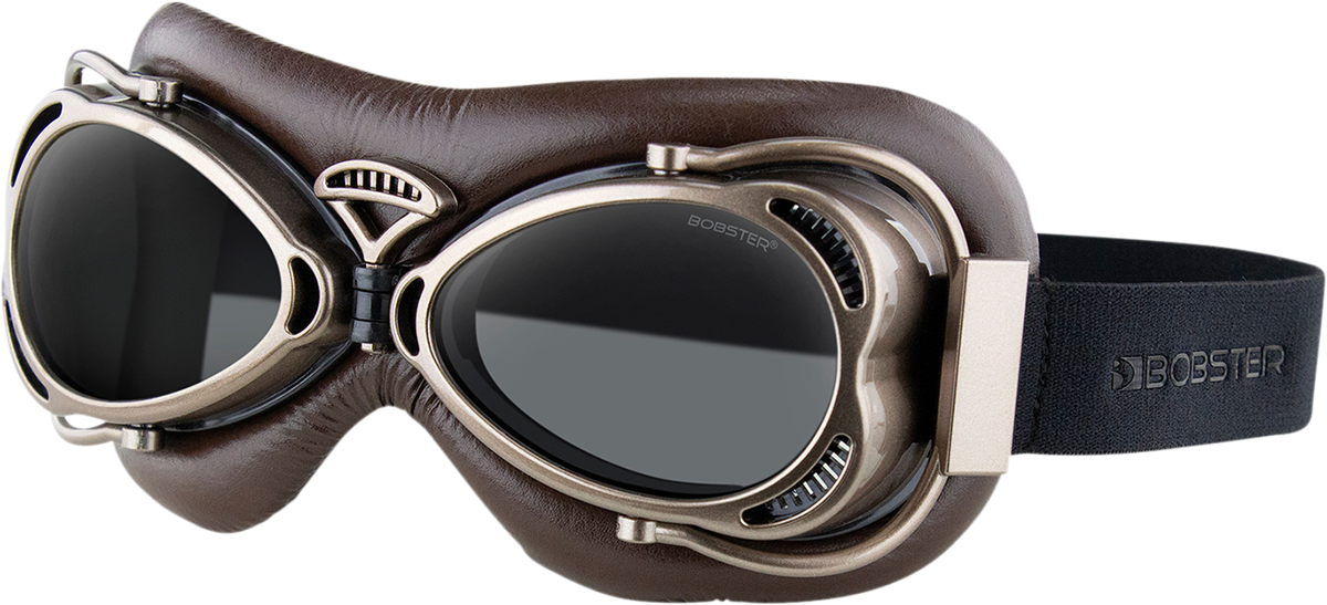 BOBSTER Flight Goggles - Matte Antique Brown - Smoke BFLG002