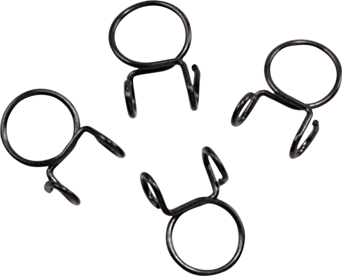 ALL BALLS Refill Kit - Wire Clamp - Black - 4-Pack FS00062