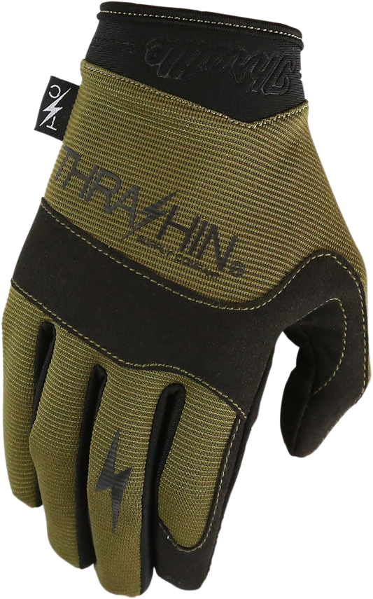 THRASHIN SUPPLY CO. Covert Gloves - Tactical Green - Small CVT-06-08