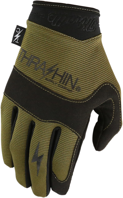 THRASHIN SUPPLY CO. Covert Gloves - Tactical Green - Large CVT-06-10