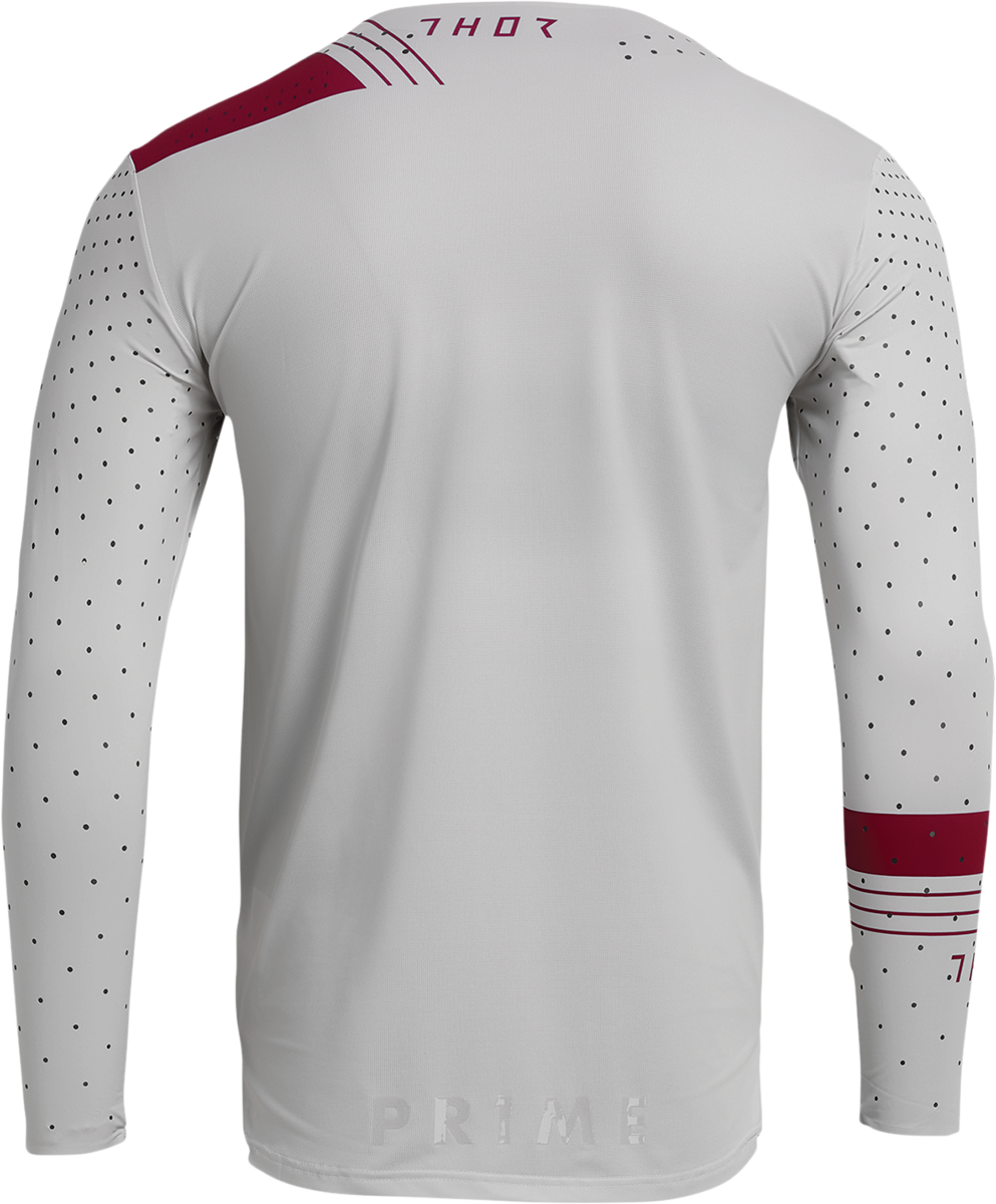 THOR Prime Strike Jersey - White/Maroon - Small 2910-6940