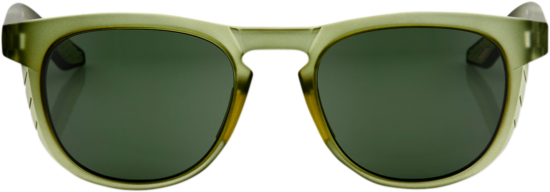 100% Slent Sunglasses - Olive - Gray Green 61035-296-74