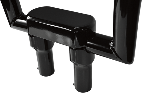 LA CHOPPERS Risers - Solid Top - 4" - Black LA-7442-04B