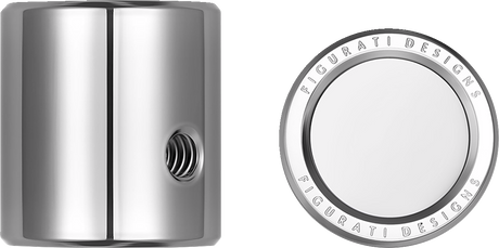FIGURATI DESIGNS Heel-Toe Shifter Cover - Plain - Stainless Steel FD60-HTSC-SS