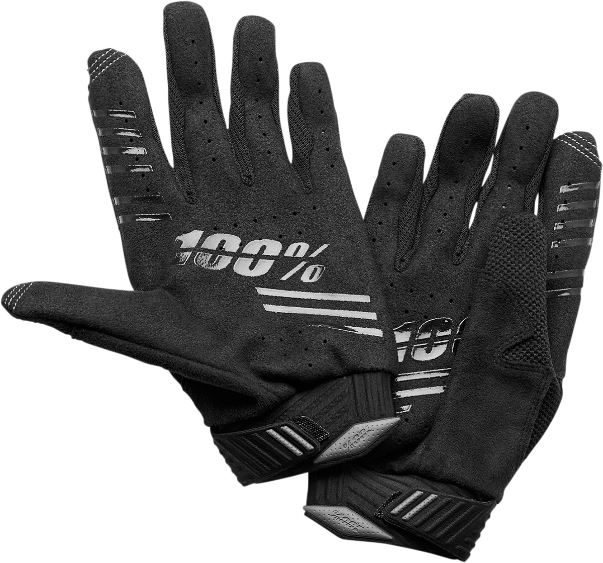 100% R-Core Gloves - Black - Medium 10027-00001