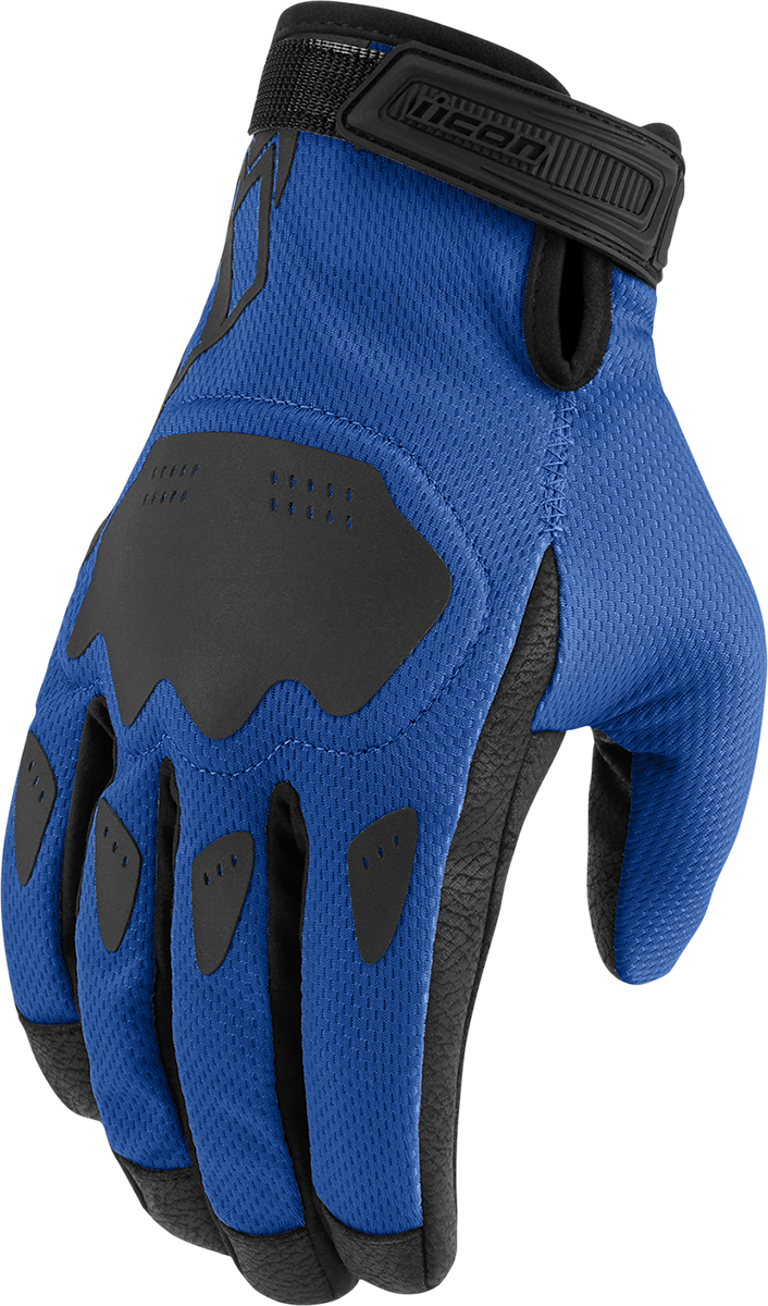 ICON Hooligan™ CE Gloves - Blue - Large 3301-4362