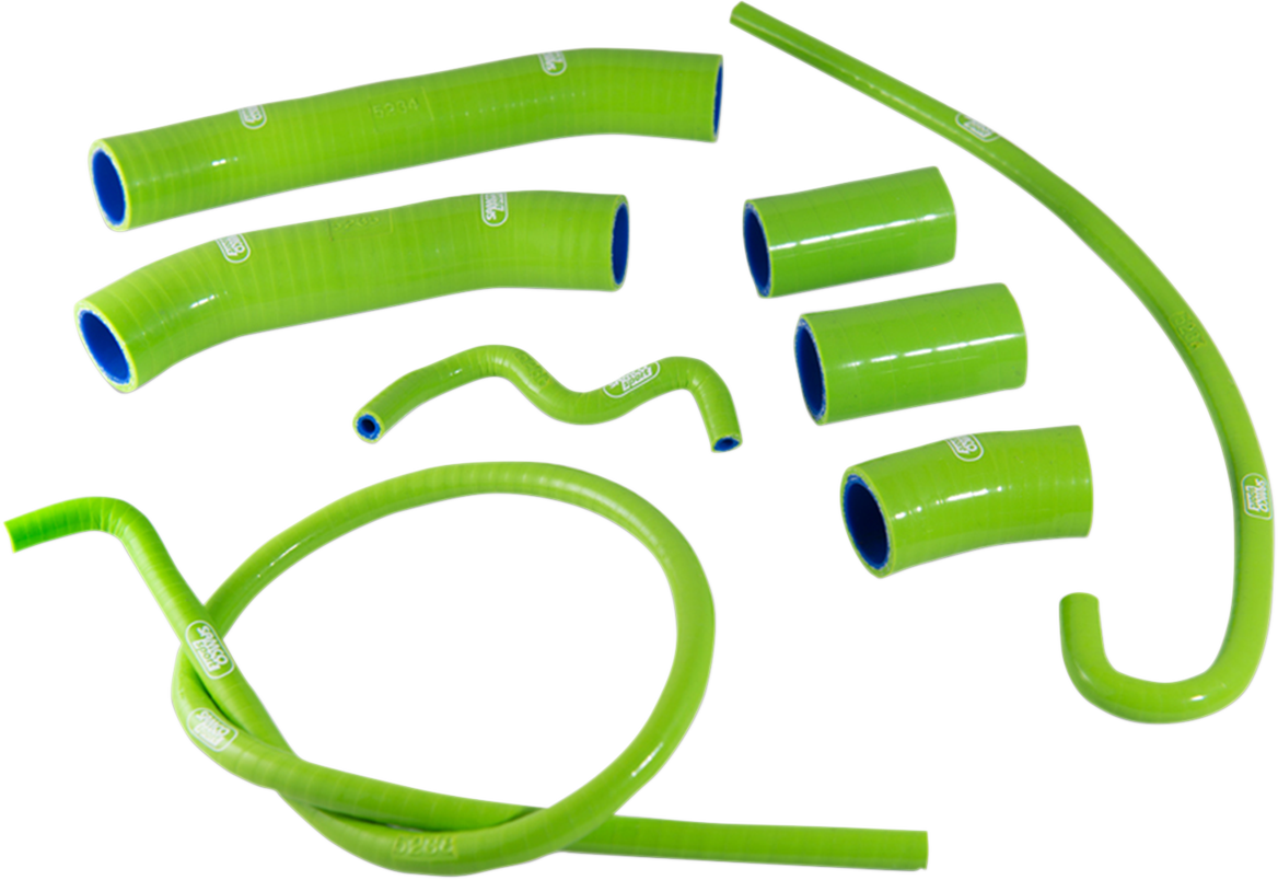 SAMCO SPORT Radiator Hose Kit - Green - Kawasaki KAW-81GRN