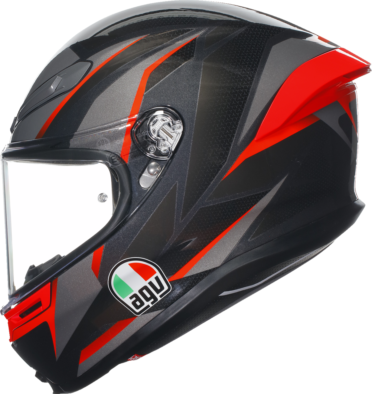 AGV K6 S Helmet - Slashcut - Black/Gray/Red - XL 2118395002014XL