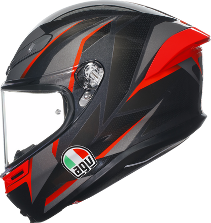 Casco AGV K6 S - Slashcut - Negro/Gris/Rojo - XL 2118395002014XL 