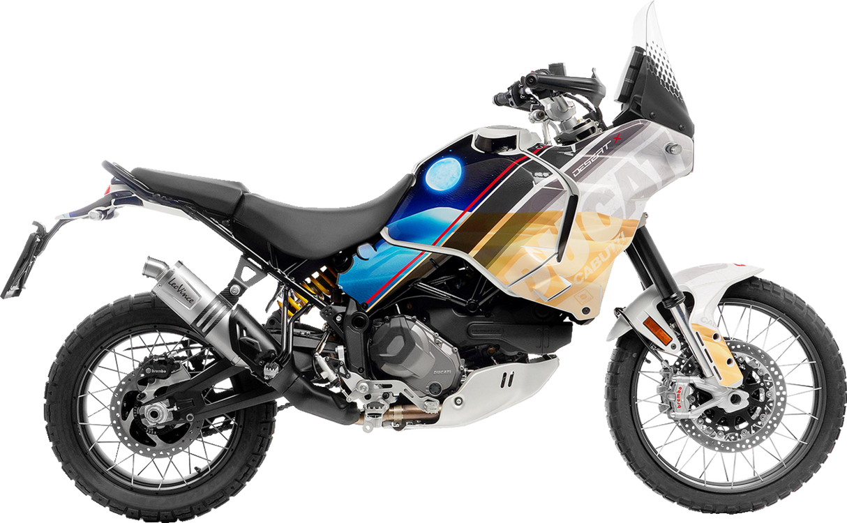 Silenciador Slip-On LEOVINCE LV One EVO - Acero inoxidable Ducati DesertX 2022-2023 14428E 1811-4442 