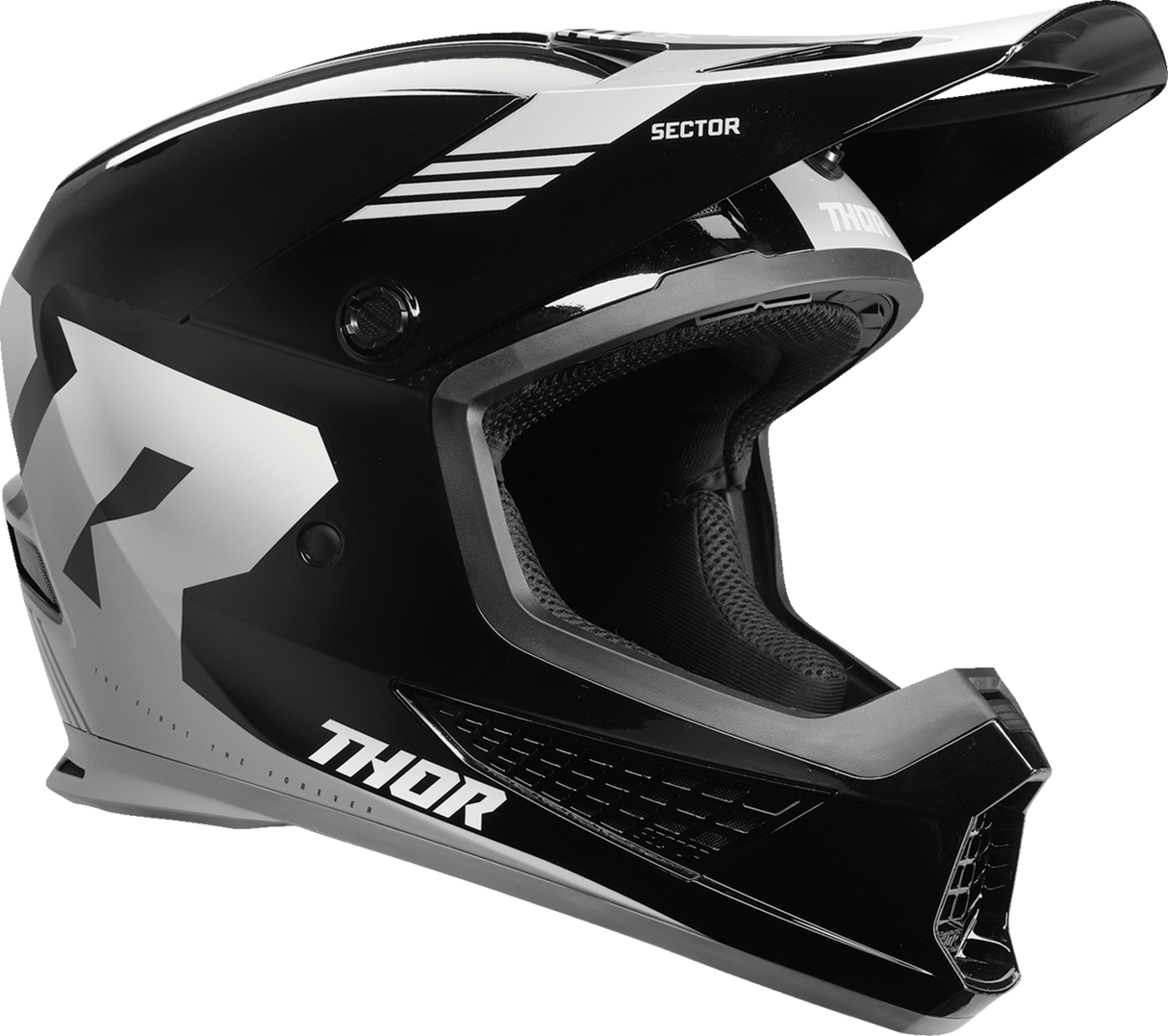 THOR Sector 2 Helmet - Carve - Black/White - Large 0110-8116