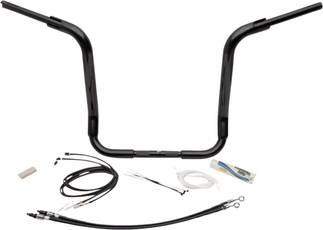 FAT BAGGERS INC. Handlebar Kit - Rounded Top - 16" - Black 809516-B