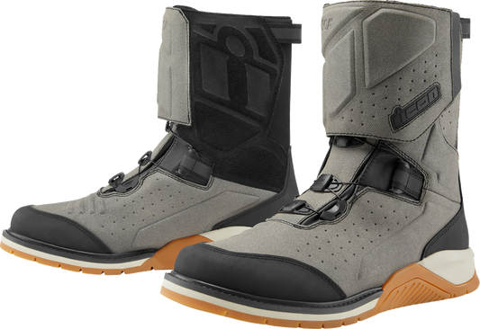 ICON Alcan Waterproof Boots - Gray - Size 11 3403-1251