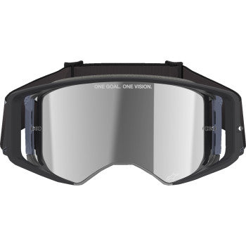 ALPINESTARS GOGGLES Supertech Goggle - Corp - Black/Gray - ABS Vision - Silver Mirror  5100325-1513