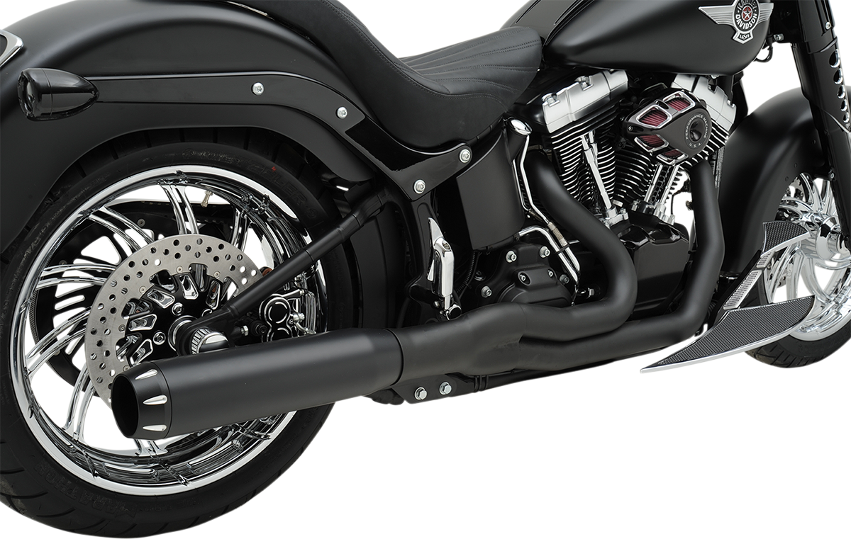 BASSANI XHAUST B1 2:1 Exhaust - Black 1S18RB