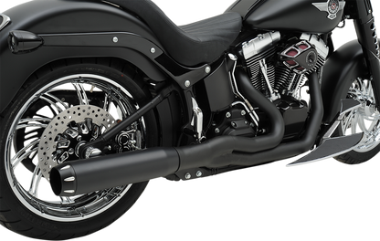 BASSANI XHAUST B1 2:1 Exhaust - Black 1S18RB