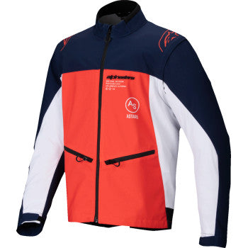 ALPINESTARS Lite-Dura Softshell Jacket - Navy/Orange/White - Medium  3700225-7162-M