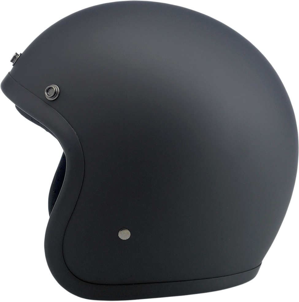 BILTWELL Bonanza Helmet - Flat Black - XS 1001-201-201