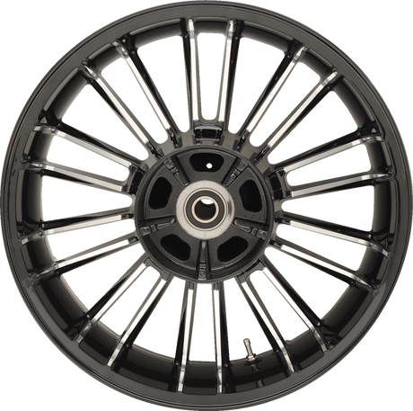 COASTAL MOTO Rear Wheel - Atlantic 3D - Single Disc/No ABS - Black - 18"x5.50" - '09+ FL 3D-ATL185BC