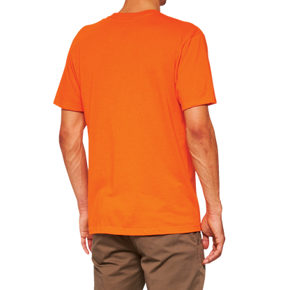 100% Icon T-Shirt - Orange - Small 20000-00040