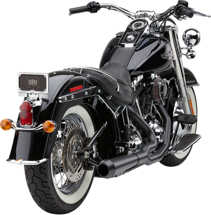 COBRA El Diablo Exhaust - Black - '12-'17 Softail N/F FXSB/FXSE MODELS 6483B