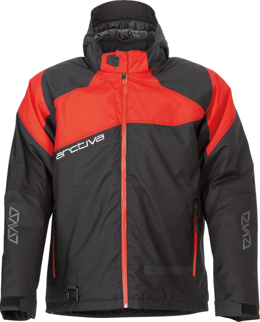 ARCTIVA Pivot 5 Hooded Jacket - Black/Red - 3XL 3120-2067