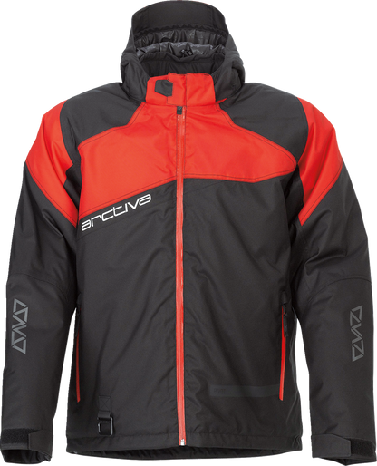 ARCTIVA Pivot 5 Hooded Jacket - Black/Red - 2XL 3120-2066