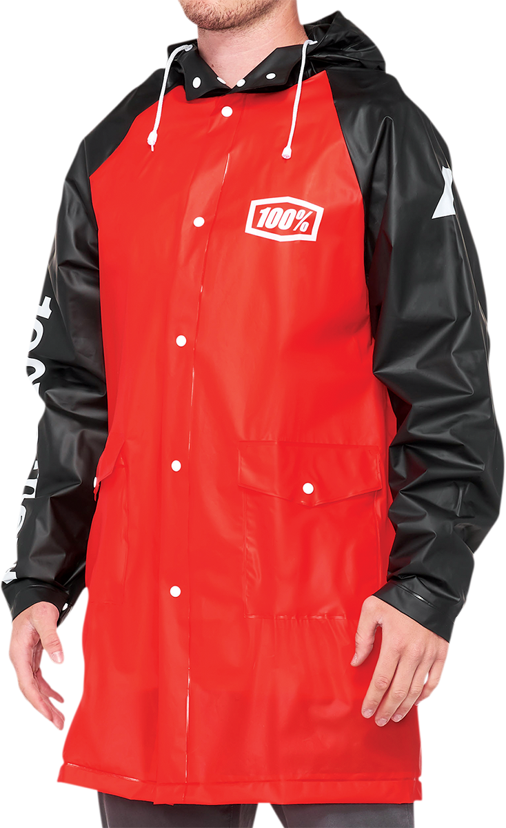 100% Torrent Raincoat - Red/Black - 2X 20040-00009