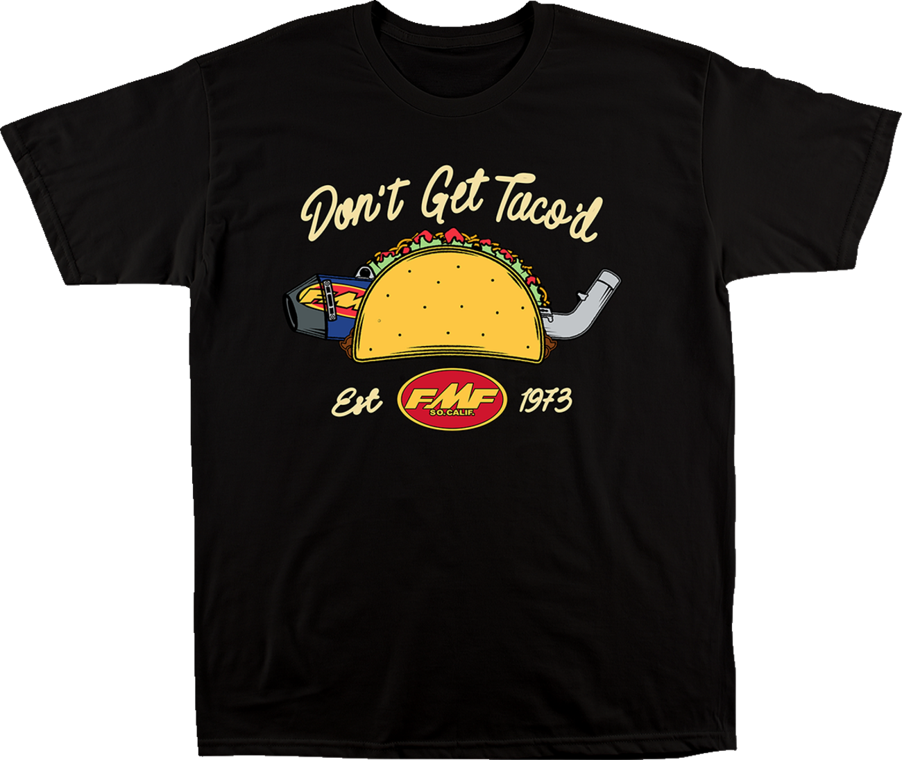 FMF Exhaust CO T-Shirt - Black - Small SP23118913BLKS 3030-23082