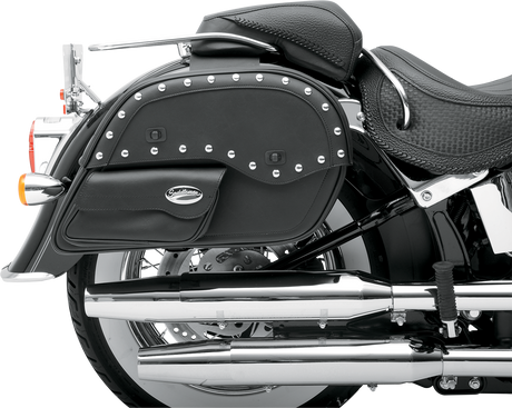SADDLEMEN Desperado Slant Face Pouch Saddlebags - Large EX000113