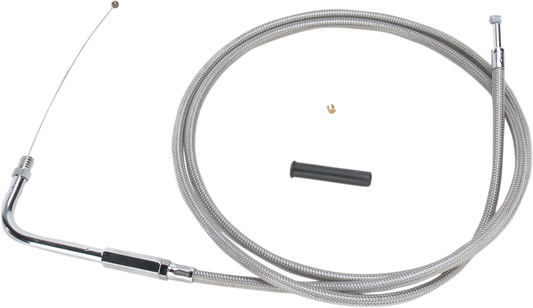 DRAG SPECIALTIES Throttle Cable - 54" - Braided 5331154B