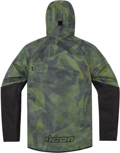 ICON Airform Battlescar™ Jacket - Green - Small 2820-5479