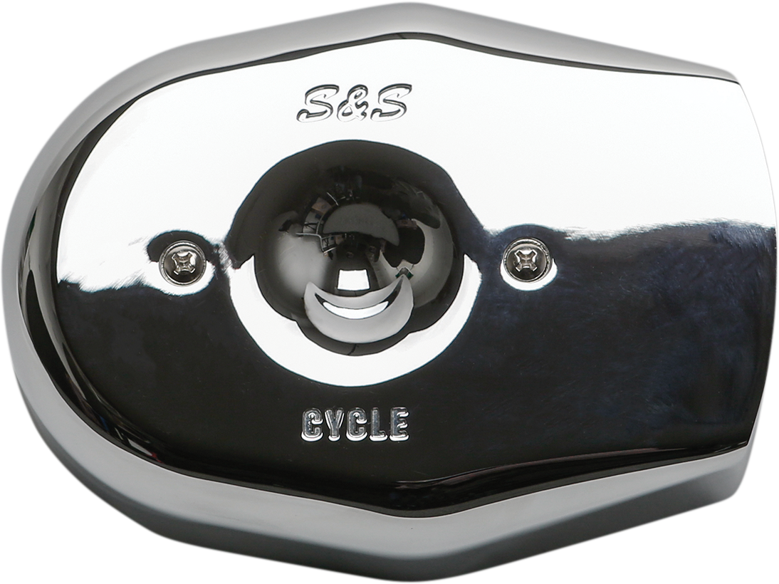 S&S CYCLE Stealth Tribute Air Cleaner Cover - Chrome 170-0592