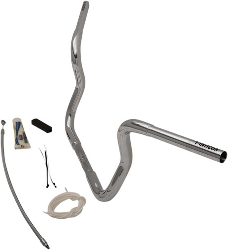 FAT BAGGERS INC. Handlebar Kit - Rounded Top - 10" - Chrome 909410