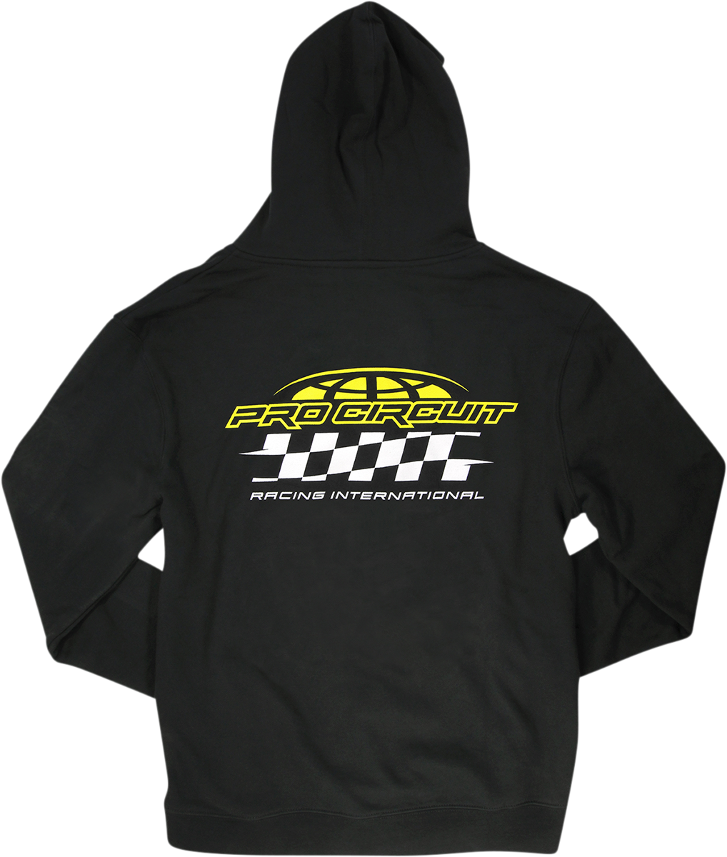 Sudadera con capucha y cremallera PRO CIRCUIT Racer - Negro - Grande 6511920-030