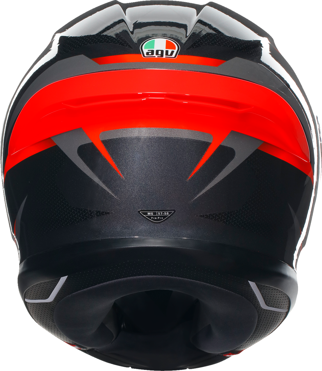 Casco AGV K6 S - Slashcut - Negro/Gris/Rojo - Pequeño 2118395002014S