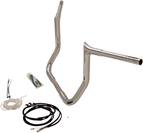 FAT BAGGERS INC. Handlebar Kit - Pointed Top - 12" - Chrome 909212