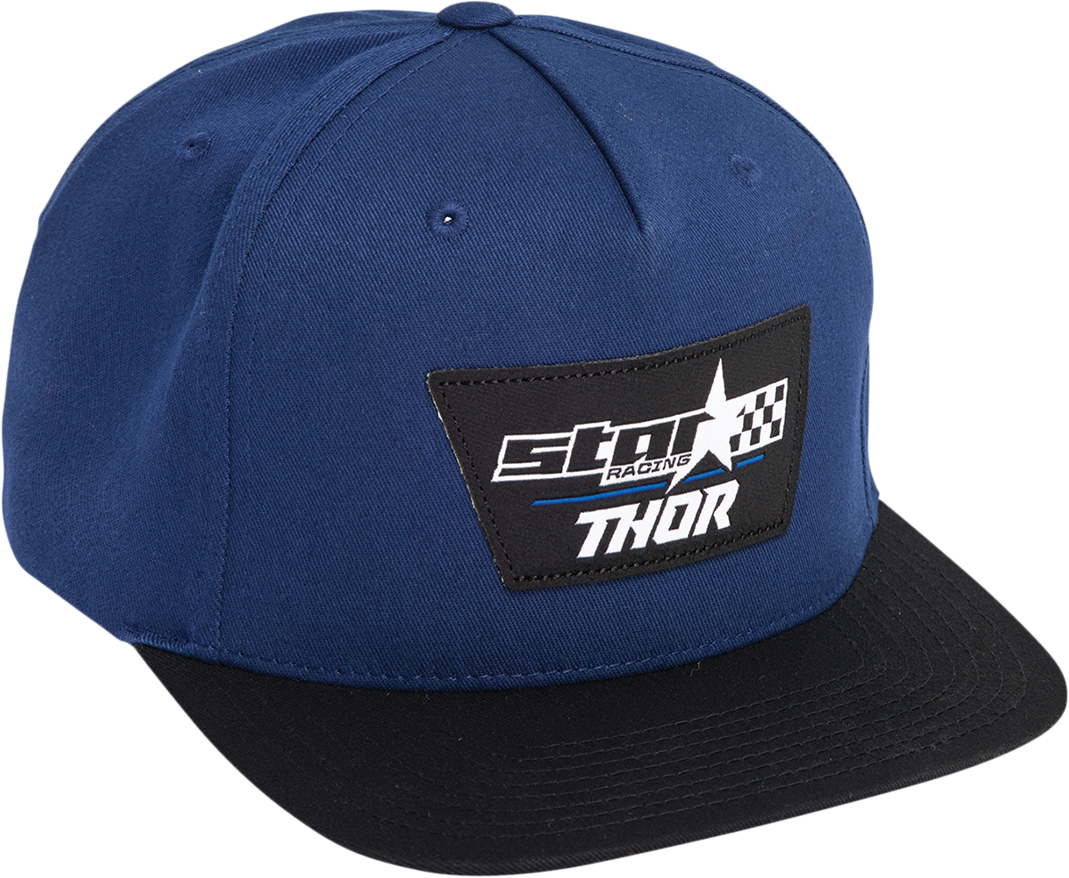 THOR Star Racing Champ Snapback Hat - Navy 2501-3824